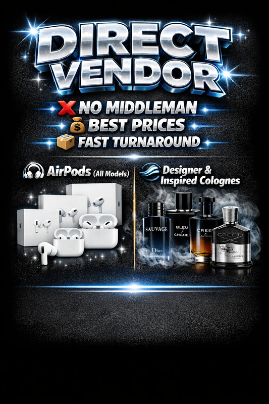 Direct AirPods/cologne vendor